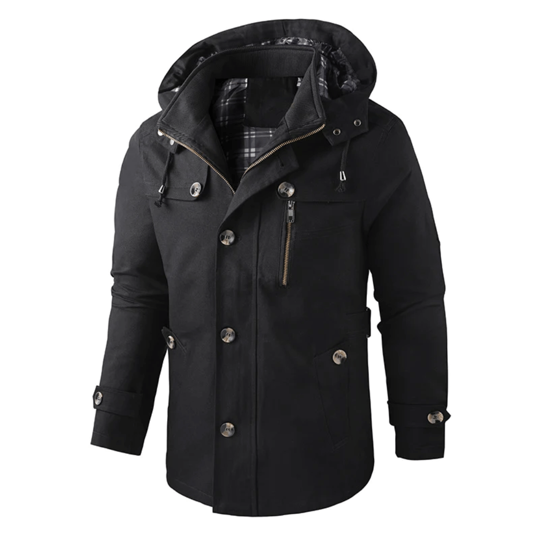 Antonio - Men's Insulated Waterproof Winter Jacket with Hood