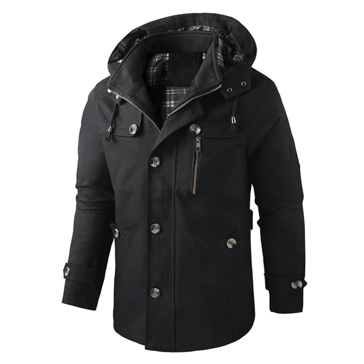 Antonio - Men's Insulated Waterproof Winter Jacket with Hood