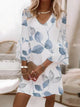 Women's V-Neck Casual Dress | Mini