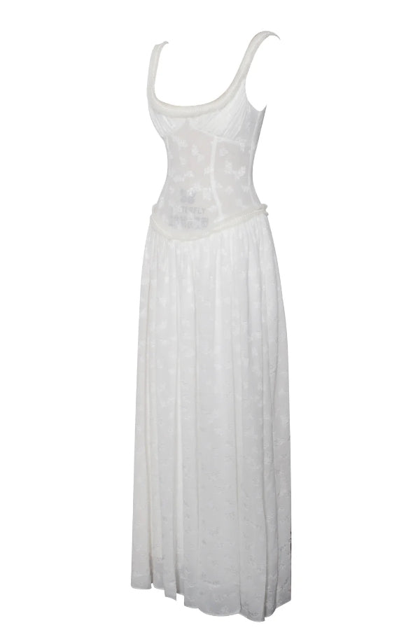 Women’s Corset Slit Dress | Maxi