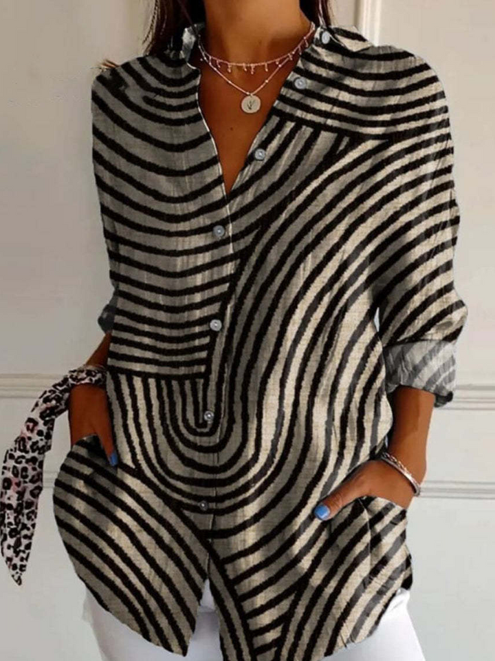 Women’s Printed Shirt | Button Up
