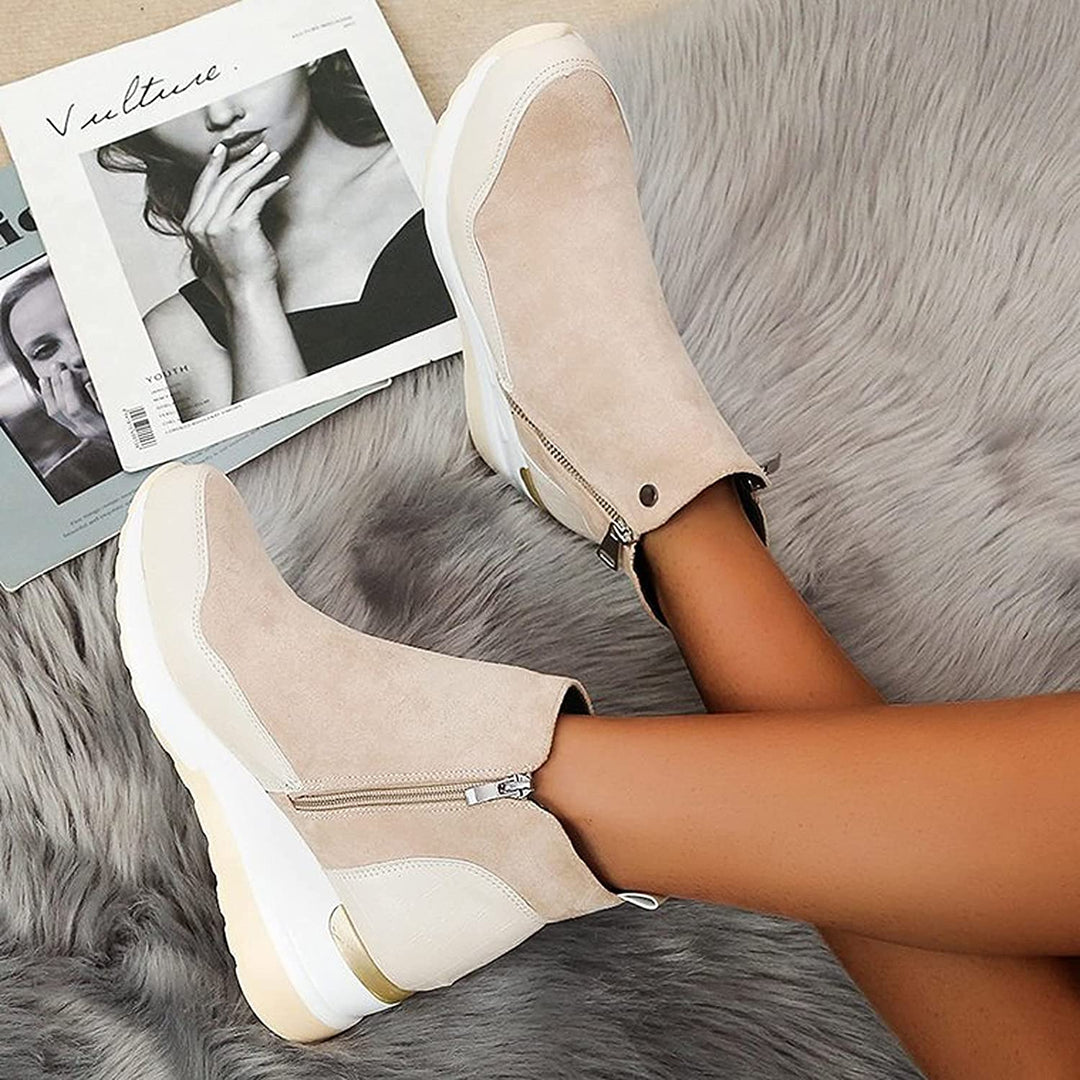Women’s Wedge Ankle Boots | Zip-Up