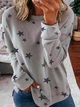 Women’s Star Print Sweatshirt | Casual Style