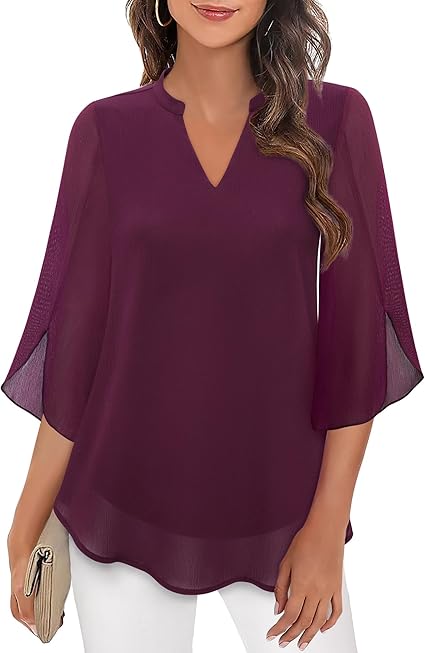 Women’s Elegant Casual Blouse | Long Sleeve
