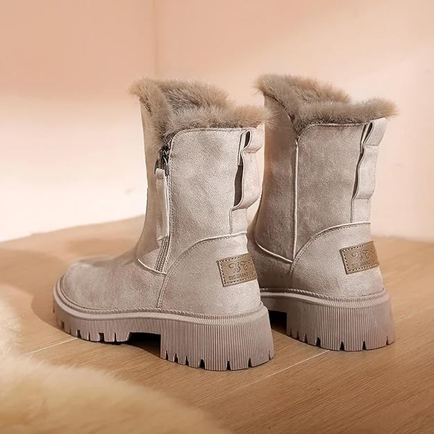 Women’s Ankle Winter Boots | Trim Detail