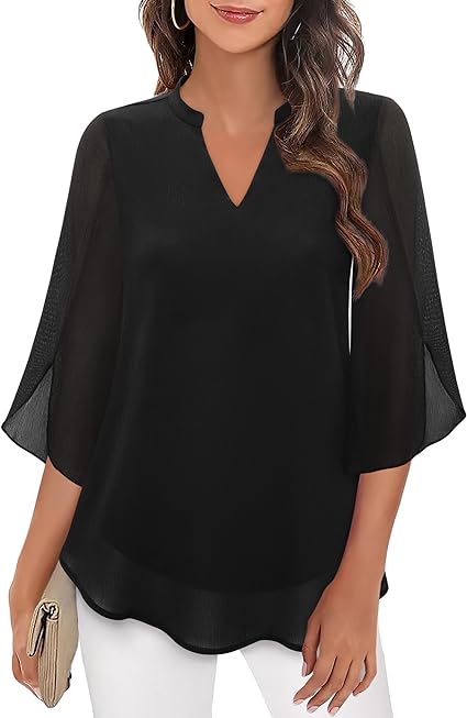 Women’s Elegant Casual Blouse | Long Sleeve