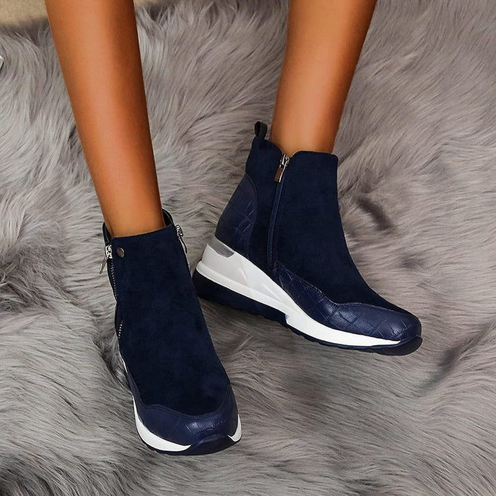 Women’s Wedge Ankle Boots | Zip-Up