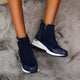 Women’s Wedge Ankle Boots | Zip-Up