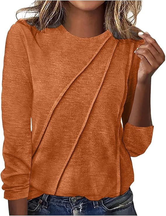 Women’s Draped Long Sleeve Top | Casual