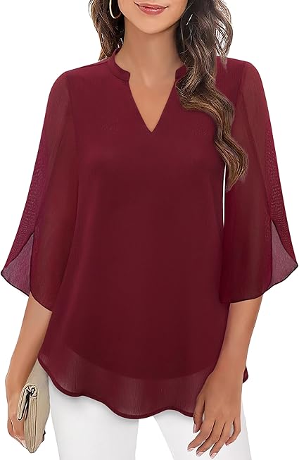 Women’s Elegant Casual Blouse | Long Sleeve