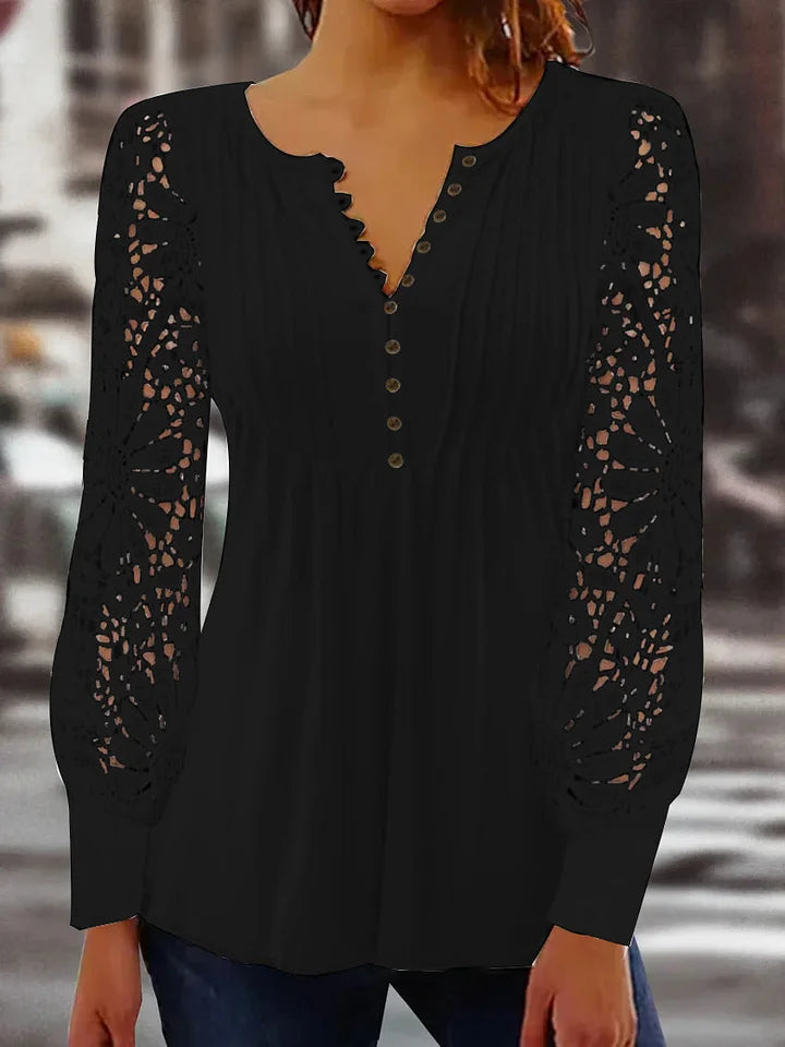 Women’s Long Sleeve Blouse | Floral