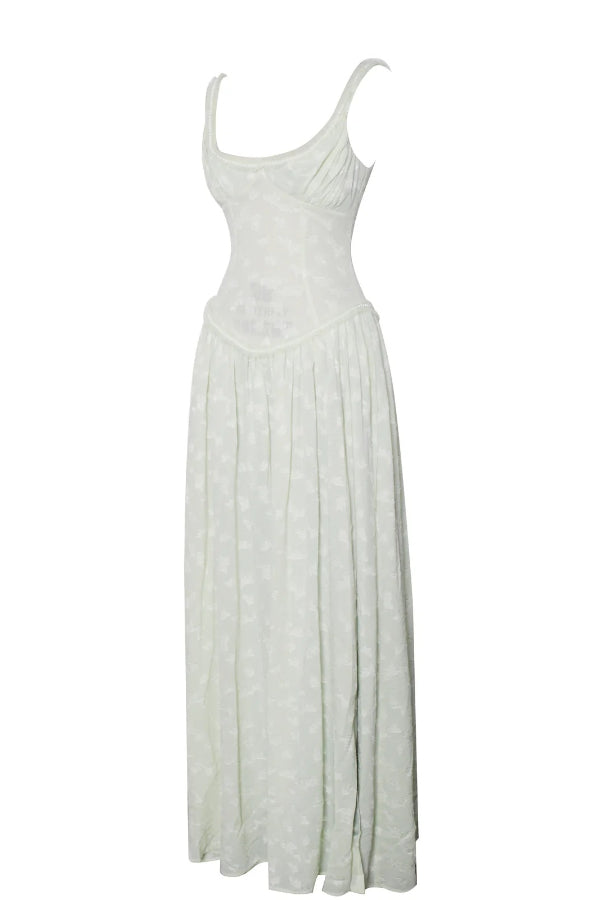Women’s Corset Slit Dress | Maxi