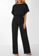 Celine | Women’s Elegant Wide Leg Jumpsuit | Belted