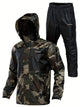 Men’s Long Hooded Raincoat | Waterproof Trench Style