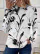 Women’s Elegant Printed Top | Long Sleeve