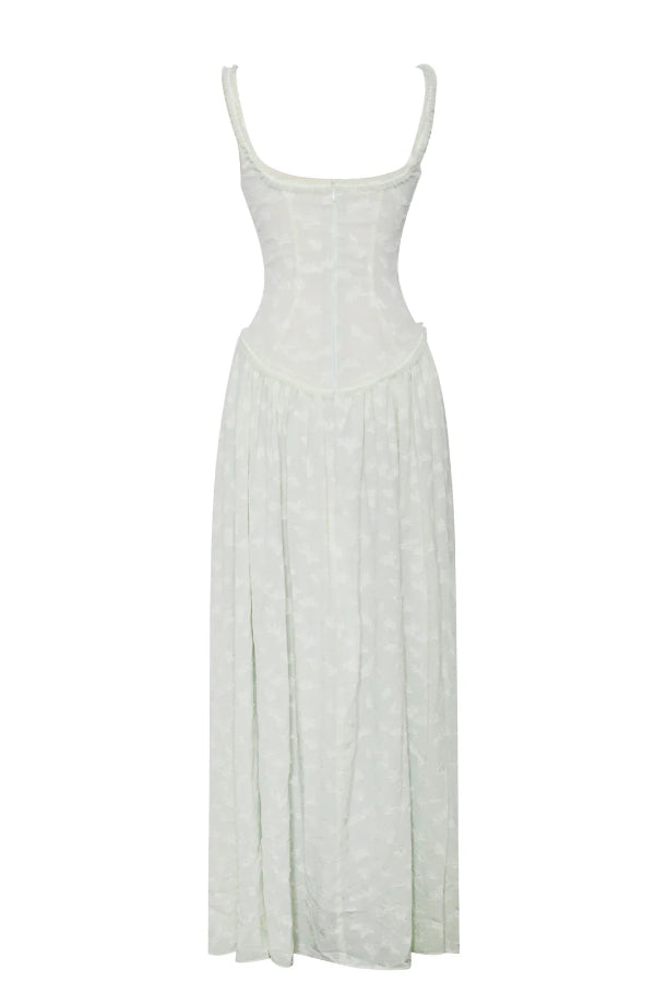 Women’s Corset Slit Dress | Maxi