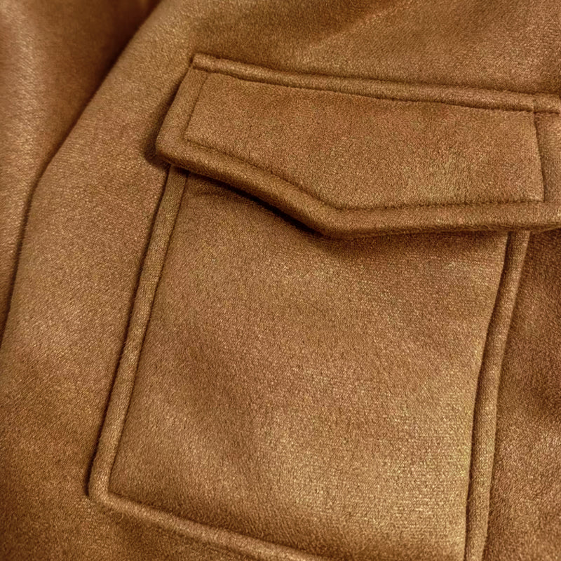 Joseph - Men's Thick Multi-Pocket Jacket with Lapel for Winter
