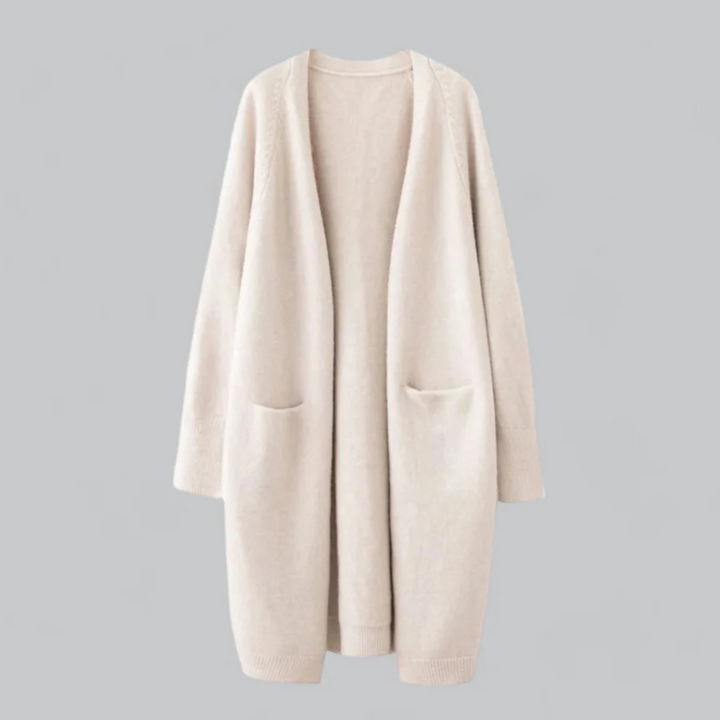 Women’s Long Knit Cardigan | Open Front