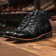 Men’s Lace-Up Ankle Boots | Low Heel