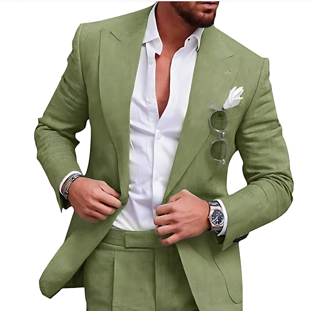 Stanley - Lightweight Linen Suit for Weddings