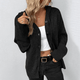 Women’s Button-Up Knit Cardigan | Hooded