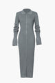 Women’s Long Sleeve Ribbed Dress | Maxi