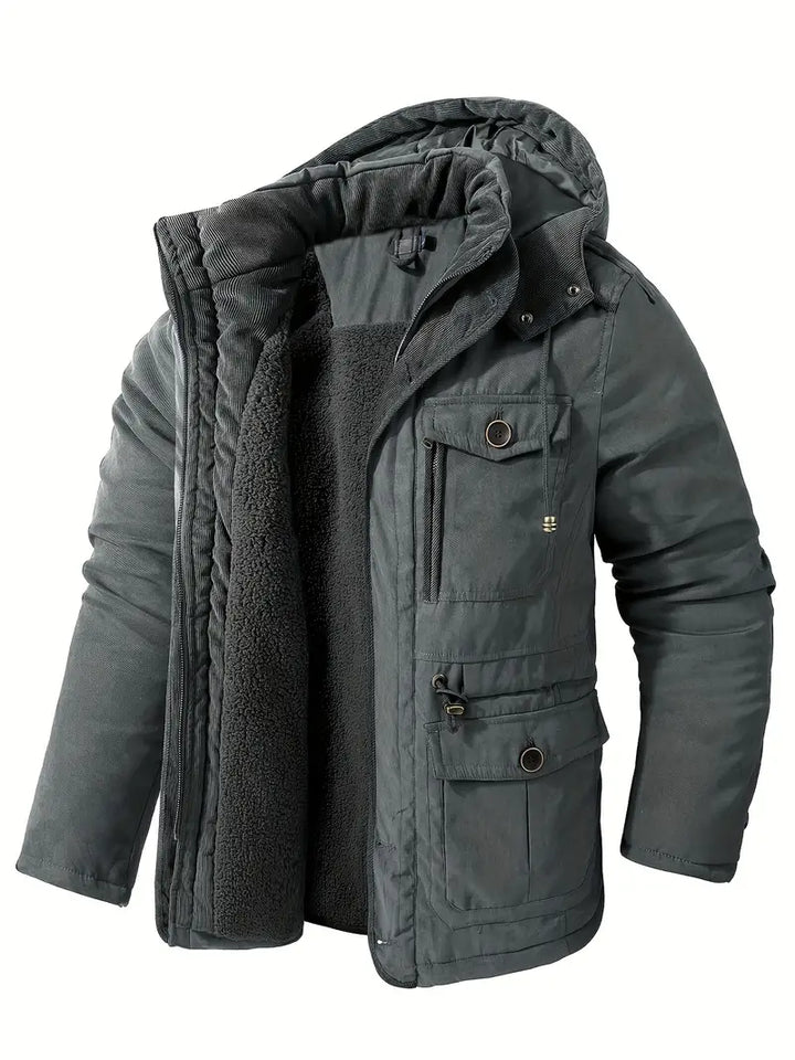 Theodore - Men's Insulated Waterproof Winter Coat with Fleece Interior