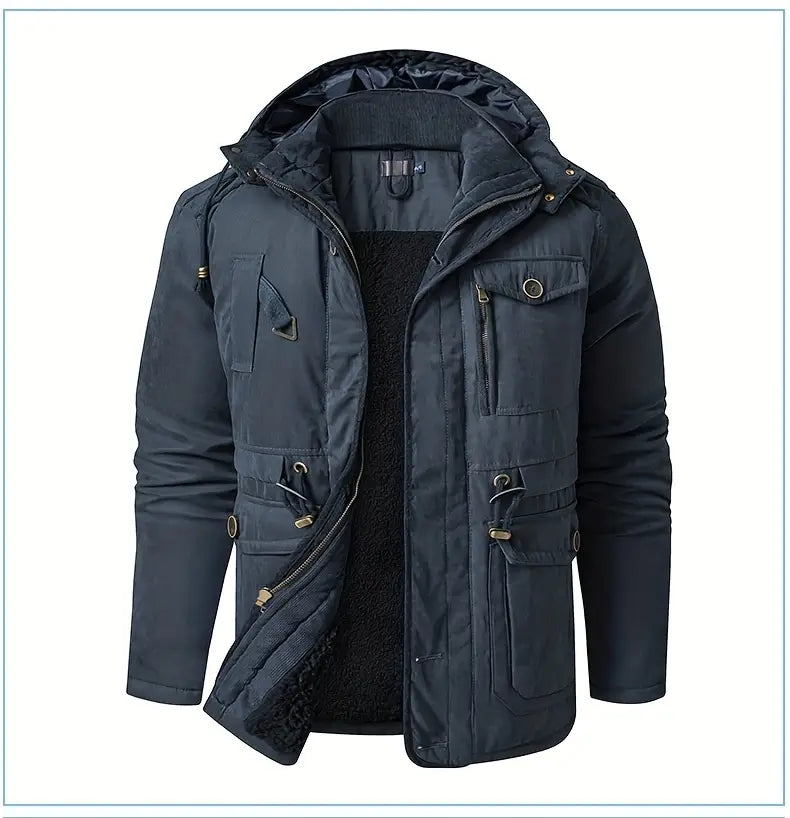 Theodore - Men's Insulated Waterproof Winter Coat with Fleece Interior