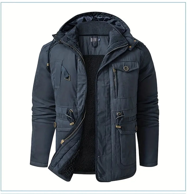 Theodore - Men's Insulated Waterproof Winter Coat with Fleece Interior