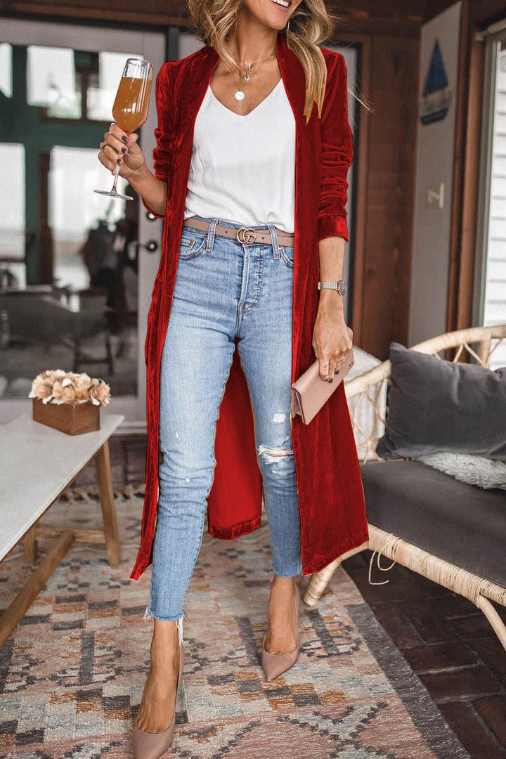 Women’s Long Cardigan | Open Front