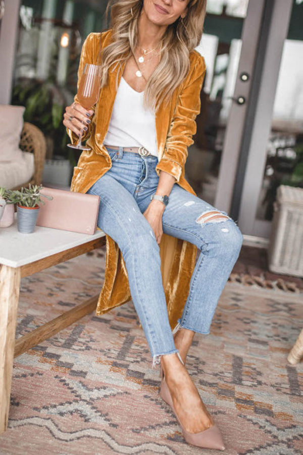 Women’s Long Cardigan | Open Front