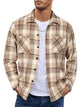 Men’s Checkered Casual Jacket | Buttoned