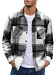 Men’s Checkered Casual Jacket | Buttoned