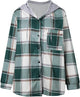 Women’s Plaid Hooded Jacket | Casual