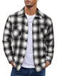Men’s Checkered Casual Jacket | Buttoned