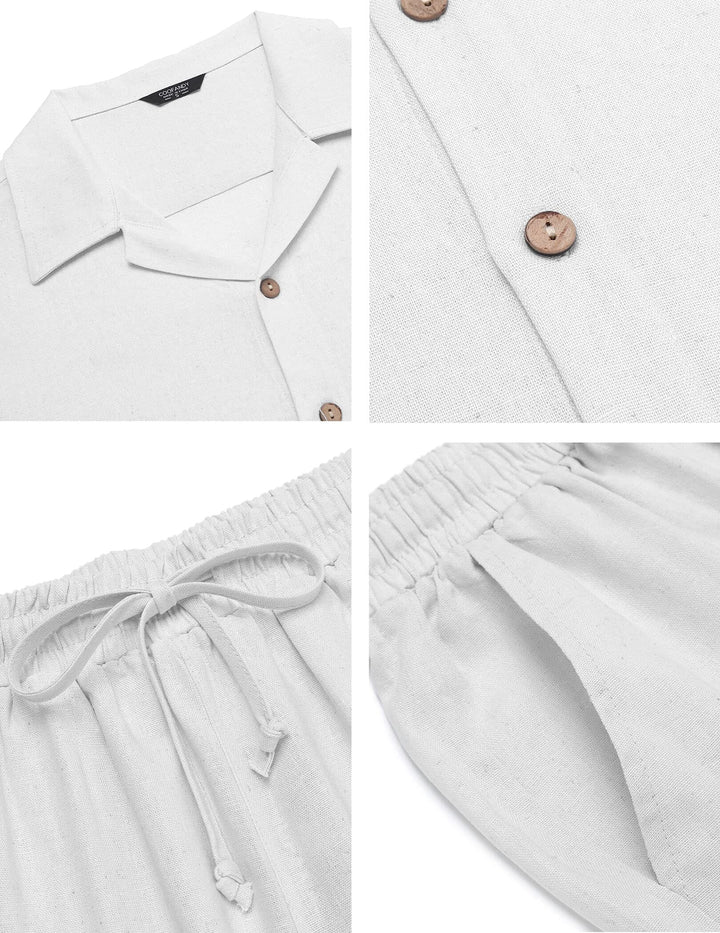 Men’s Casual Shirt and Pants Set | Two Piece