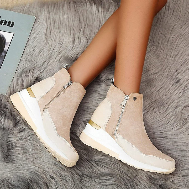Women’s Wedge Ankle Boots | Zip-Up
