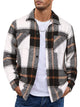 Men’s Checkered Casual Jacket | Buttoned