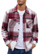 Men’s Checkered Casual Jacket | Buttoned