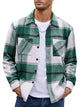 Men’s Checkered Casual Jacket | Buttoned