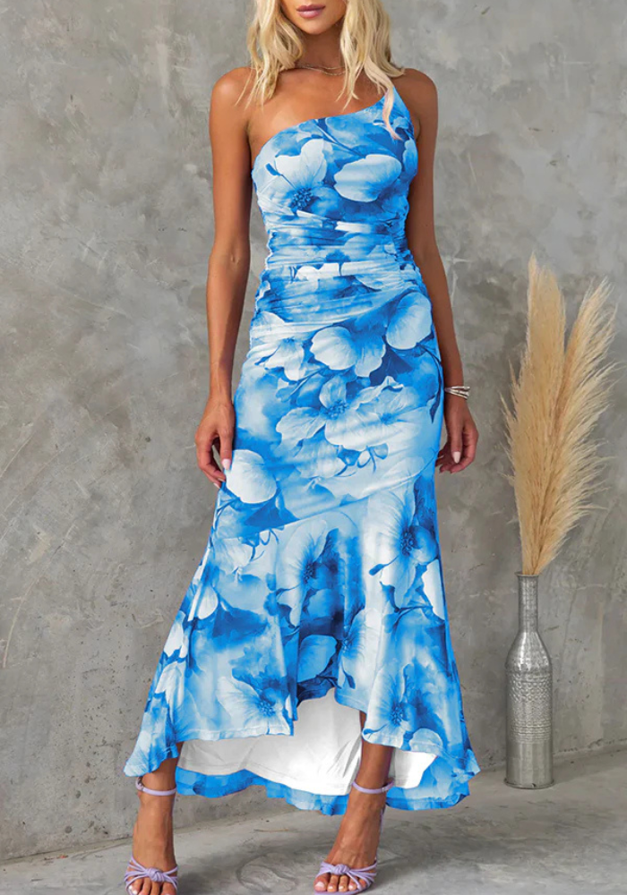 Lyra | Women’s Party One Shoulder Dress | Maxi