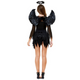 Women’s Angel Halloween Costume Dress | Lace-Up Mini with Wings