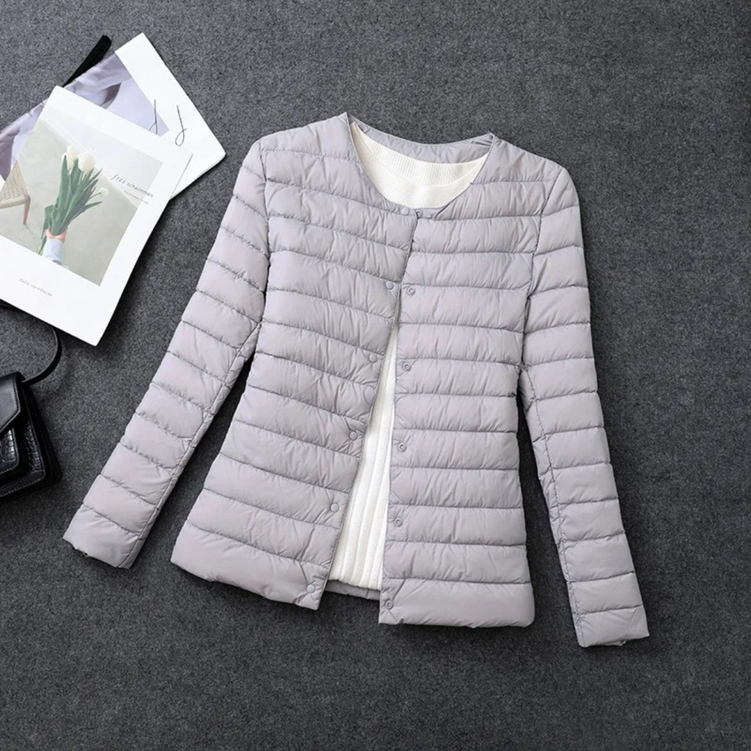 Women’s Puffer Jacket | Buttoned