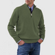 Men’s Quarter Zip Knit Jumper | Stand Collar