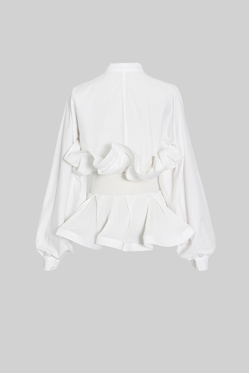 Women’s Ruffle Blouse | Long Sleeve