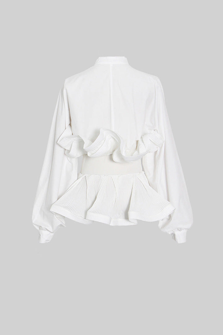 Women’s Ruffle Blouse | Long Sleeve