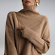 Women’s Diamond Knit Sweater | Long Sleeve
