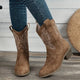 Women’s Mid-Calf Western Boots | Block Heel