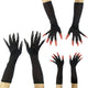 Women’s Halloween Witch Costume Gloves | Claw