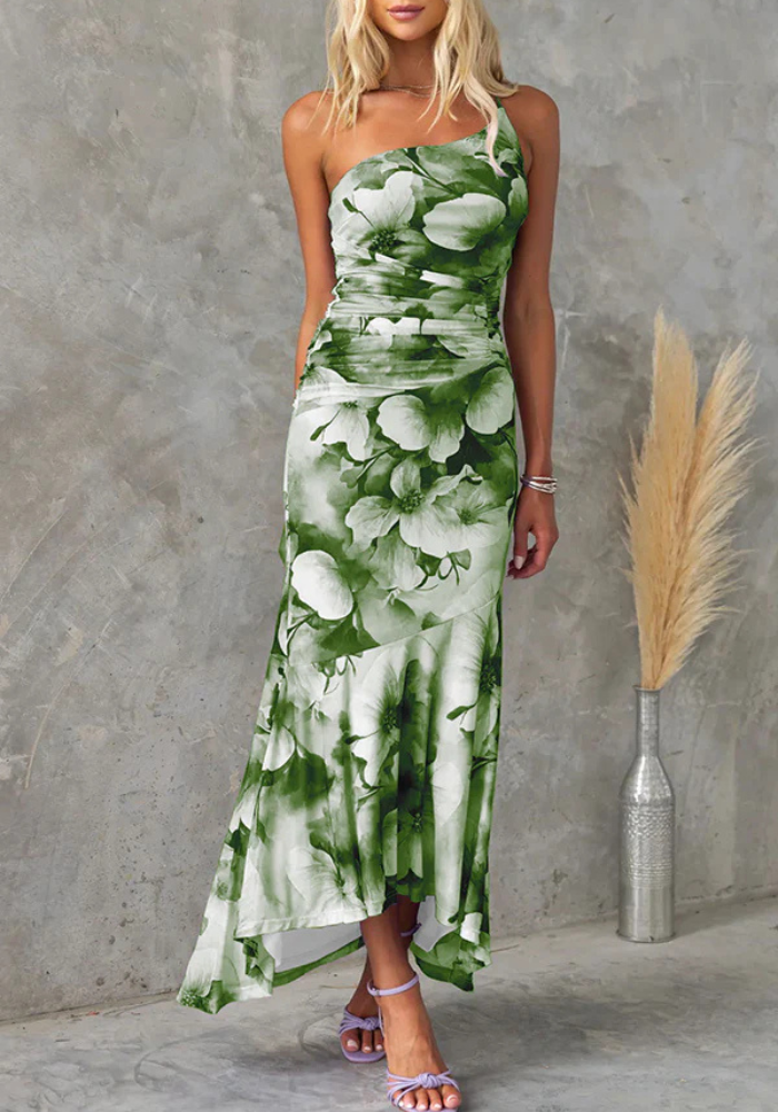 Lyra | Women’s Party One Shoulder Dress | Maxi
